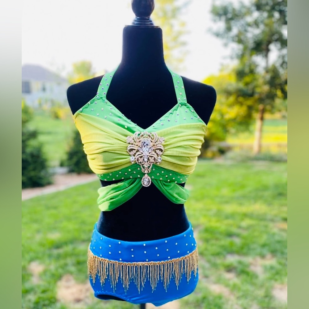 As is - Custom Brittney competition dance costume AS adult small